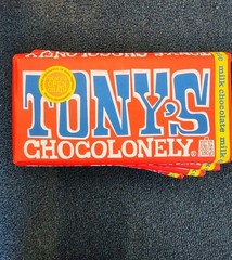 5 BARS Tony`s Chocolonely Milk Chocolate 6.35oz FULL SIZE BARS Exp 3.27 Å7j