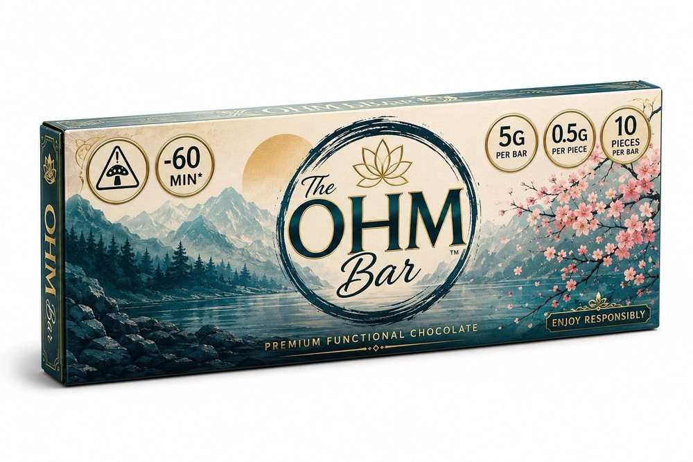 TOB Magical Belgian Chocolate ☮️ Premium Functional Chocolate Bar -Multi Serving