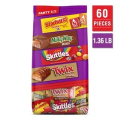 Variety Candy Assortment, Party Size – 21.82oz/60ct