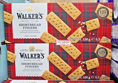 Walker’s Scottish Pure Butter Shortbread Fingers 5.3oz 150g (2 Boxes)