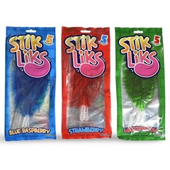Stik Liks, Unique Rollable, Bendable Lollipops In Strawberry, Watermelon and Blu