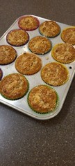Banana Nut Muffins 1 Dozen (12) Deliciously Moist Homemade Baked Fresh To Order