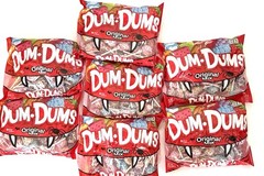 Dum Dums Lollipops Candy 9 oz/Bag (63 oz Total) 38-40 pcs/bag New BB 4/2027