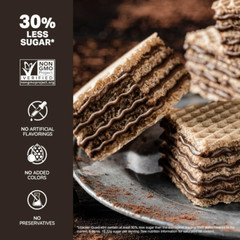 Quadratini Dark Chocolate, Creme-Filled Wafer Cookies, 8.82 oz. Bag