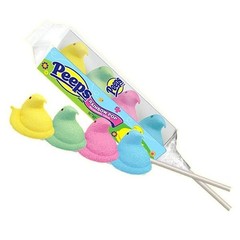 Peeps Marshmallow Rainbow Pop Lollipops. Lot Of 10pks. New 40pcs