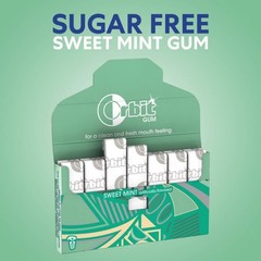 Sugar-Free Sweet Mint Gum Value Pack – 14ct/8pk