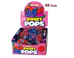 Charms Sweet Pops, in Assorted Fruit Flavors, 48 Count Box
