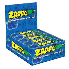 Zappo Chews Blue Raspberry x 30 Halloween Treat Party Favours Candy Buffet Bulk