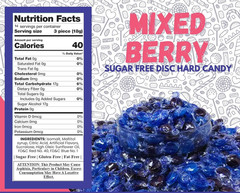 Arcor Sugar Free Mixed Berry Hard Candy – 1LB , 2LB | Free Shipping!