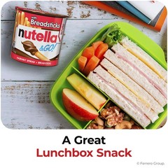 & GO! 4 Pack, Hazelnut and Cocoa Spread with Breadsticks, Snack Cups, 1.9 oz …