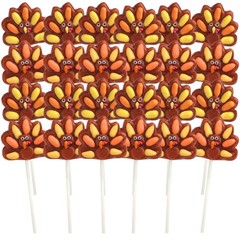 Turkey Lollipops, Individually Wrapped 15.8 cm x 6.1 x 18.2