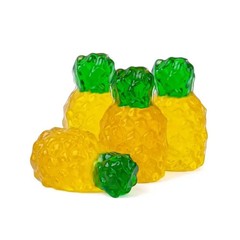 Premium 3D Gummy Pineapples Candy | Soft Chewy Tropical Fruit Sweets | Fun Treat