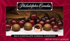 Philadelphia Candies Milk Chocolate Covered Cordial Cherries with Liquid Center