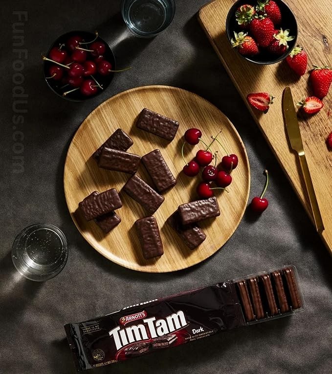 Tim Tam Dark Chocolate Biscuits 200g – 4 Pack – Arnott’s Australia NEW