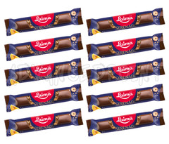 Laima Serenade Chocolate Bars 40g x10 (400g / 14.11 oz) Latvian Hazelnut Apricot