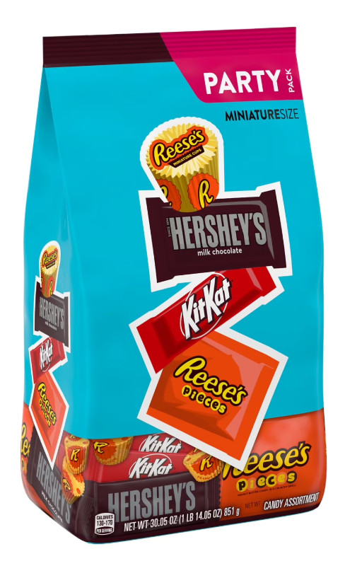 HERSHEY’S, KIT KAT® and REESE’S Assorted Flavored Candy Party Pack, 30.05 oz