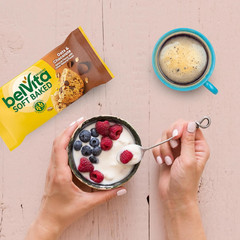 Belvita Soft Baked Oats & Chocolate Breakfast Biscuits, Chewy Bars, 6 Boxes