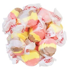 BANANA SPLIT Salt Water Taffy Candy- TAFFY TOWN – 1 LB BAG FRESH – FREE SHIPPING