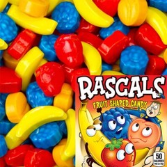 Rascals Runt Style Fruit Candies 6 LBs Bulk Vending Machine Hard Candy