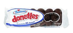 Hostess Donettes Double Chocolate 10 Pack 6 Mini Donuts Cookie & Biscuit Snack