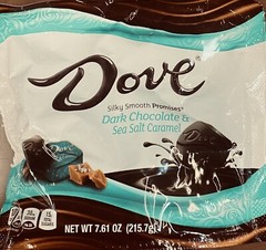 Dove Dark Chocolate & Sea Salt Caramel Smooth Promises Candy Bag 7.61 Oz 2 PACK