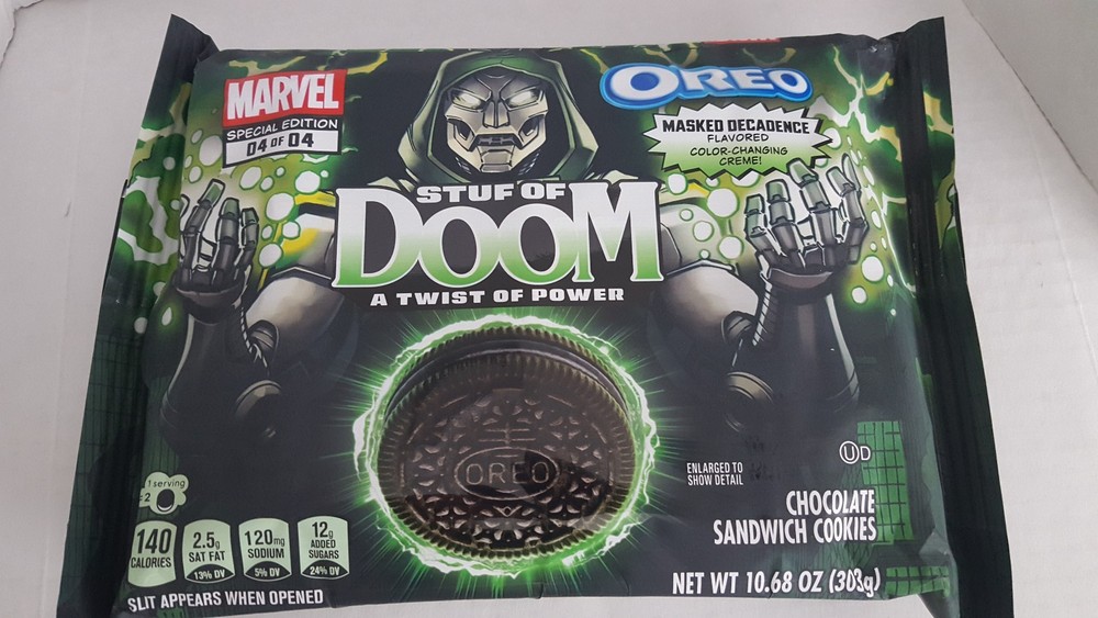 Marvel Oreo: “Stuf of Doom” Limited Edition 04 of 04 EXPIRATION 21AUG26