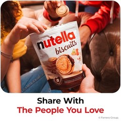 Biscuits Cookies Filled with Hazelnut Spread, Sweet Snack Pack, 9.7 oz