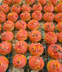 24 Italian Cookies Homemade Fresh Baked To Order Lemon Icing PICK YOUR OWN COLOR
