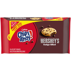 Chips Ahoy Chewy Cookies Hershey’s Fudge Filled 14.85 oz Family Size,Free Ship..