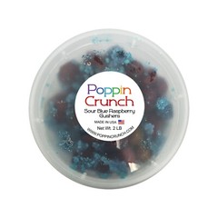 Poppin Crunch Blue Raspberry Gushers Candy Snacks Choice of Sweet or Sour