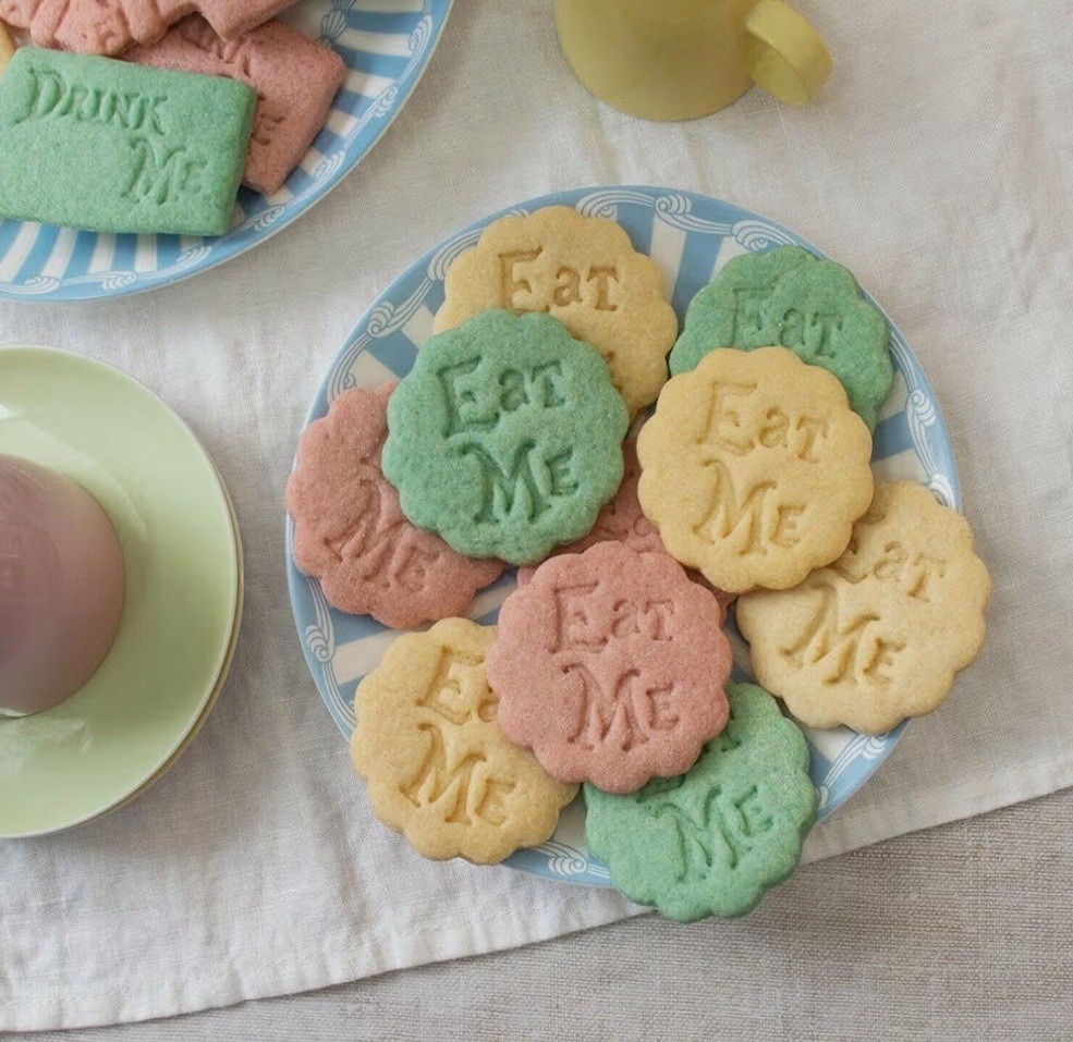 HOMEMADE Colored Sugar Cookies – EAT ME Cookies – 60pcs