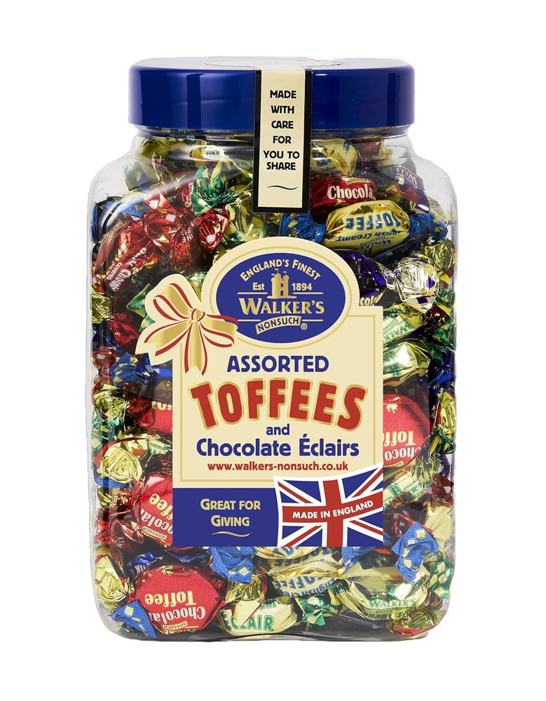 Walkers’ Nonsuch Assorted Toffees & Chocolate Éclairs | Contains English Creamy,
