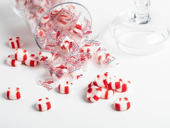 Soft Peppermint Puffs, Christmas Candy Individually Wrapped, Perfect for Stockin