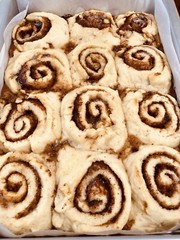 Sugar-Free, Keto, Gluten Free, And Low Carb Vanilla Icing Topped Cinnamon Rolls