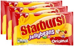 NEW STARBURST Original Jelly Beans Chewy Candy 14 oz Bag Ounce (Pack of 3) Bags