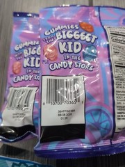 Variety 4 Pack Shaq-A-Licious XL Gummies 6.2 oz Peach Berry Lime Mango BB 8/26+