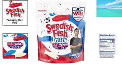Mini Red, White & Blue Chewy Gummy Candy – 1.8 lb Bulk Treat for Summer Fun