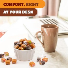 Caramel Candy Mix- 2 Pound Pack- Vanilla, Chocolate, Apple, and Strawberry Cubes