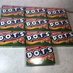10 PACK * Tootsie WATERMELON DOTS 6.5 oz Fruit Flavored Gummy Drops FREE SHIP!!!