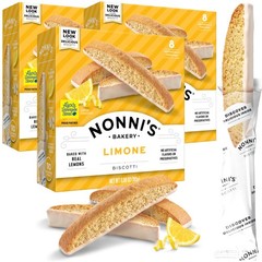 Nonni’s Limone Biscotti Italian Cookies 3 Boxes Lemon Individually Wrapped
