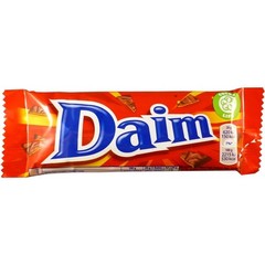 Daim Crunchy Almond Caramel Milk Chocolate Bar 28g