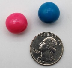 Small Assorted 2.5 Pounds 608 pieces, Mini Rainbow Bubble Gum For Candy Jars and