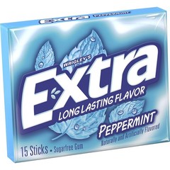 Peppermint Sugarfree Gum 15 Count (Pack of 10) – 15 20), Blue