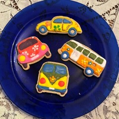 Gluten Free Sugar Cookies w Royal Icing – Volkswagen Bus & Bugs HOMEMADE