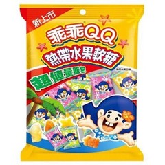 TAIWAN Kuai Kuai QQ Fruity Gummy Candy/Tropical Fruity Flavor 340g 乖乖水果軟糖