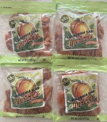 4 Packs Trader Joe’s California Slab Apricots Dried & Pitted No Sugar Added