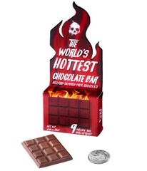 World’s Hottest Chocolate Bar – 9 Million SHU of Fiery Delight in 1.5″ Size