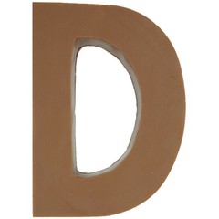 Philadelphia Candies Solid Milk Chocolate Alphabet Letter D, 1.75 Ounce Gift