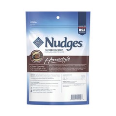 Blue Buffalo Nudges Homestyle Dog Treats, Chicken & Pork, Natural, 12oz Bag