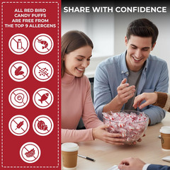 Soft Peppermint Candy, Soft Mints Individually Wrapped, 18 Oz Tub